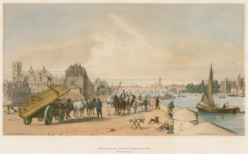 Lambeth e Westminster de Milbank de William Parrott