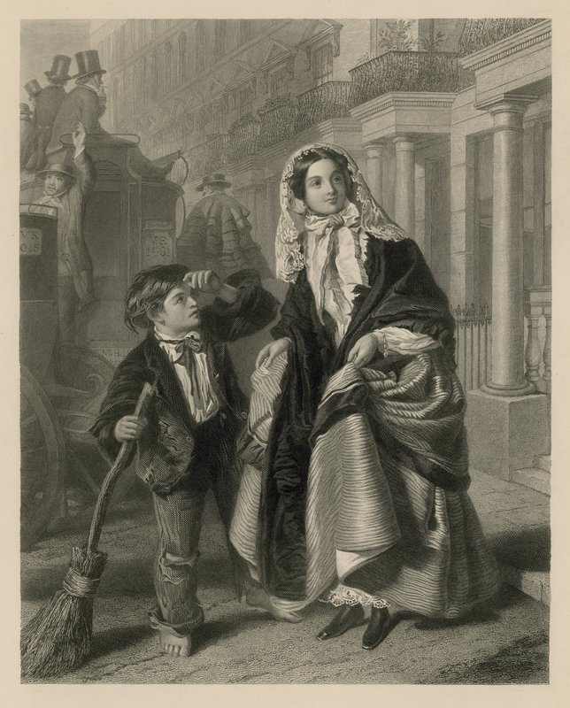 A vassoura de cruzamento de William Powell Frith