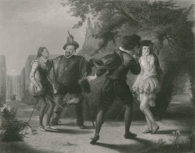 O duelo, décima segunda noite de William Powell Frith