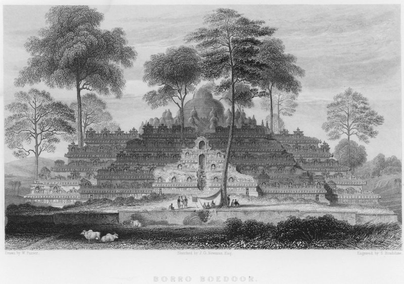 Borro Boedoor (gravura) de William Purser
