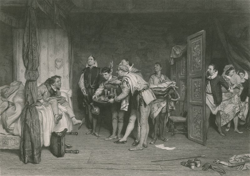 Christopher Sly, Megera Domada, c.1880 de William Quiller Orchardson
