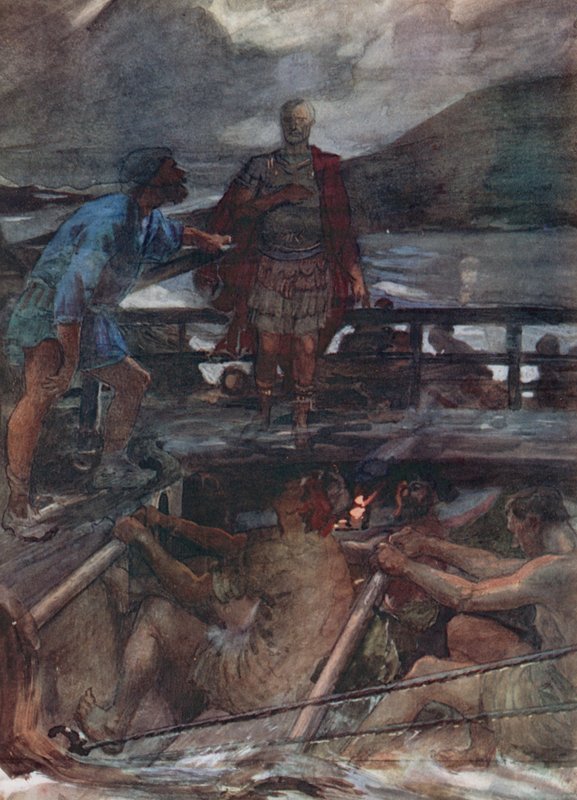 Caesar e o piloto de William Rainey
