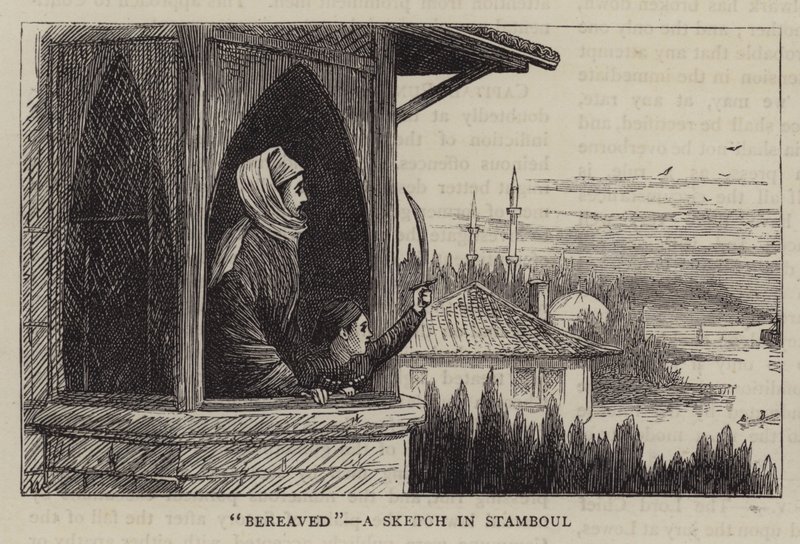 Bereaved, um esboço em Stamboul de William Ralston