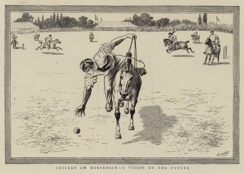 Cricket a cavalo, uma visão do futuro de William Ralston