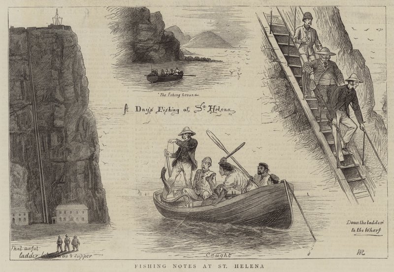 Notas de pesca em Santa Helena de William Ralston