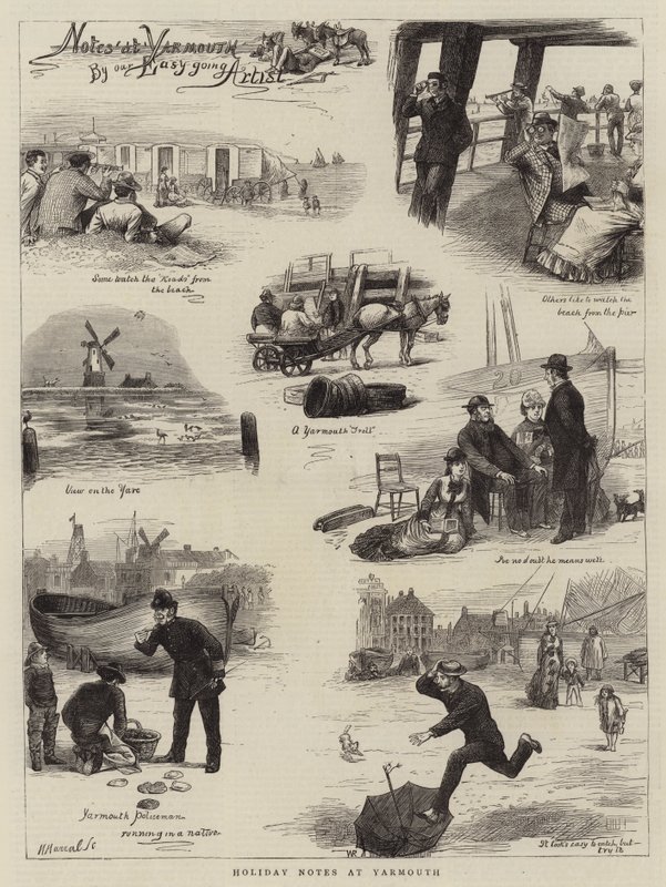 Notas do feriado em Yarmouth de William Ralston