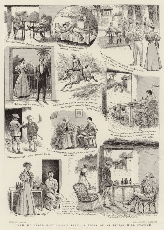Como salvamos a vida de MacDougall, uma história de uma estação de Indian Hill de William Ralston