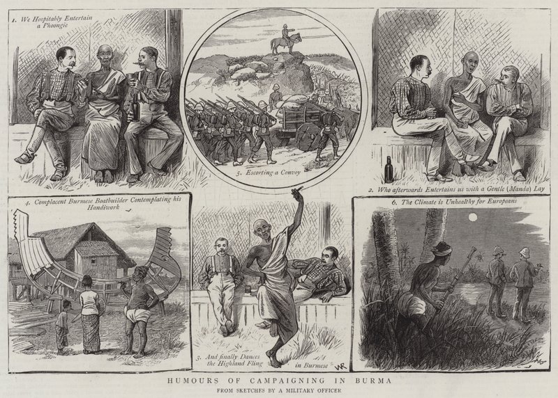 Humor da Campanha na Birmânia de William Ralston