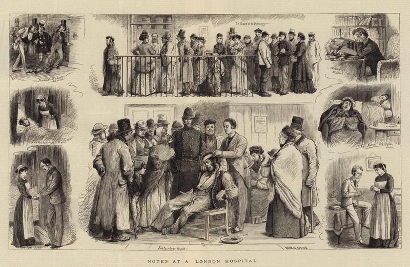 Notas em um hospital de Londres de William Ralston