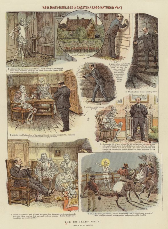O Fantasma Emigrante (cromolito) de William Ralston