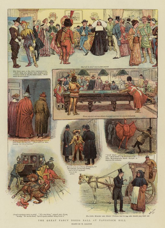 A grande bola de fantasia em Tavistock Hill de William Ralston