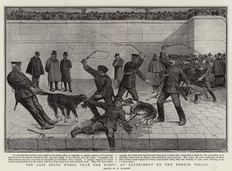 O último estado pior que o primeiro, uma experiência da polícia francesa de William Ralston