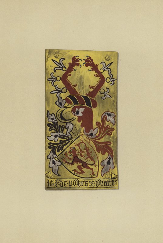 Sir Edward Cherleton, Lorde Cherleton de Powys, 1406-7-1420 (Chromolitho) de William St John Hope