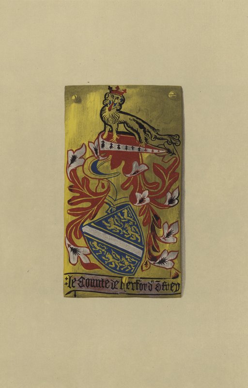 Sir Humphrey de Bohun, conde de Hereford, Essex e Northampton, 1365-1372-3 (chromolitho) de William St John Hope
