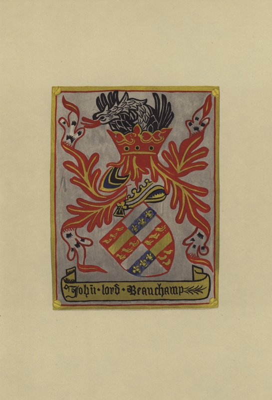Sir John Beauchamp, senhor Beauchamp de Powyk, 1445-1475 (cromolito) de William St John Hope