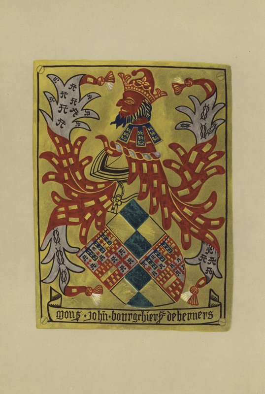 Sir John Bourchier, senhor Berners, 1459-1474 (cromolito) de William St John Hope