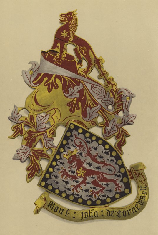 Sir John Cornwall, senhor Fanhope, 1409-10-1443 (cromolitro) de William St John Hope