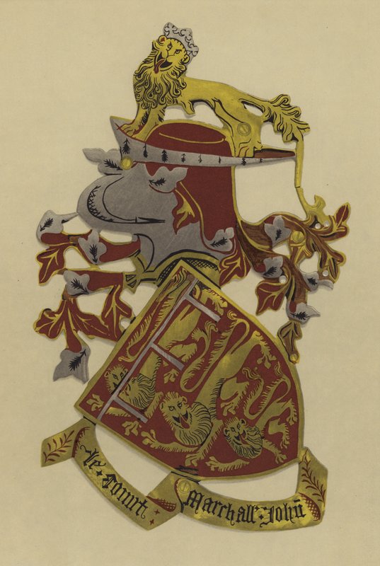 Sir John Mowbray, duque de Norfolk e earl marshal, 1421-1432 (cromolito) de William St John Hope
