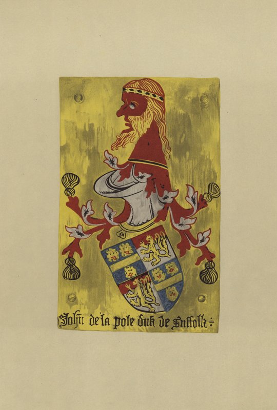 Sir John de la Pole, duque de Suffolk, c 1472-1491 (cromolito) de William St John Hope