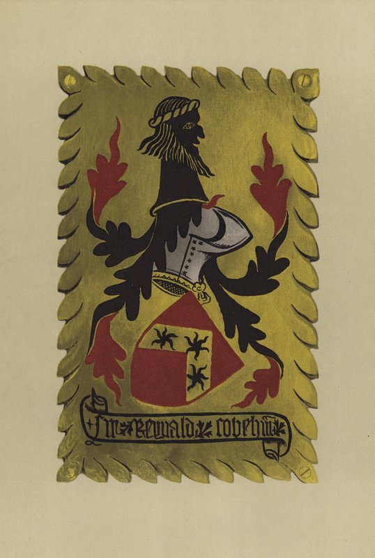 Sir Reginald Cobham, senhor Cobham de Sterborough, c 1352-1361 (cromolito) de William St John Hope