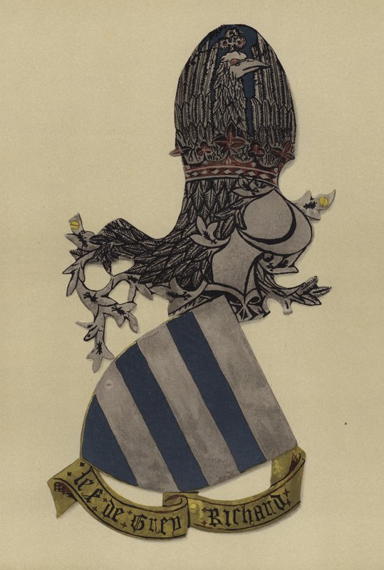 Sir Richard Gray, senhor Grey de Codnor, 1404-1418 (cromolitro) de William St John Hope