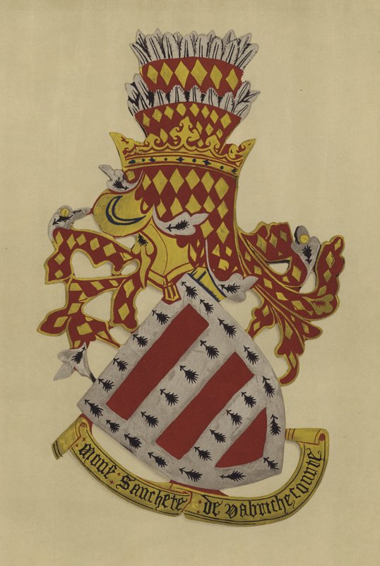 Sir Sanchet Dabrichecourt, 1348-c 1360 (cromolito) de William St John Hope