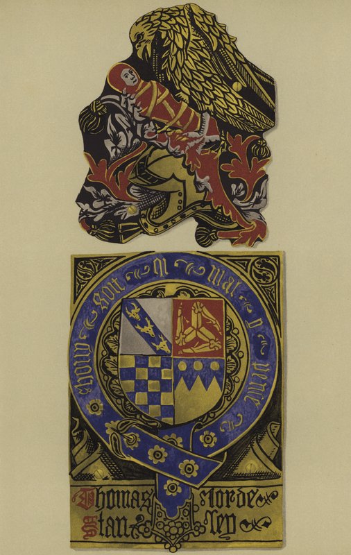 Sir Thomas Stanley, lorde Stanley, conde de Derby, 1483-1504 (cromolito) de William St John Hope