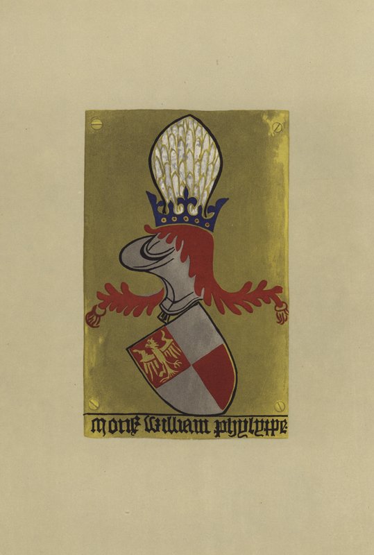 Sir William Phelip, Lorde Bardolf, c 1418-1441 (cromolito) de William St John Hope