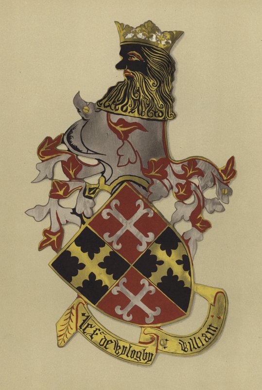 Sir William Willoughby, senhor Willoughby dEresby, c 1400-1409 (cromolito) de William St John Hope