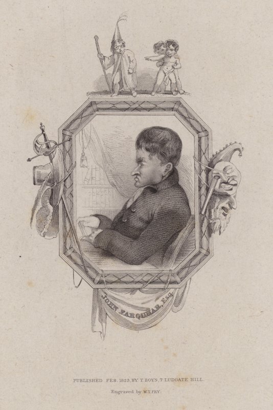 John Farquhar, comerciante e empresário escocês (gravura) de William Thomas Fry