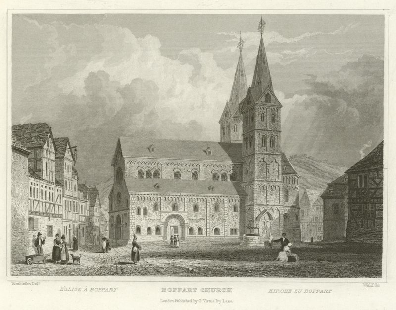 Igreja Boppart de William Tombleson