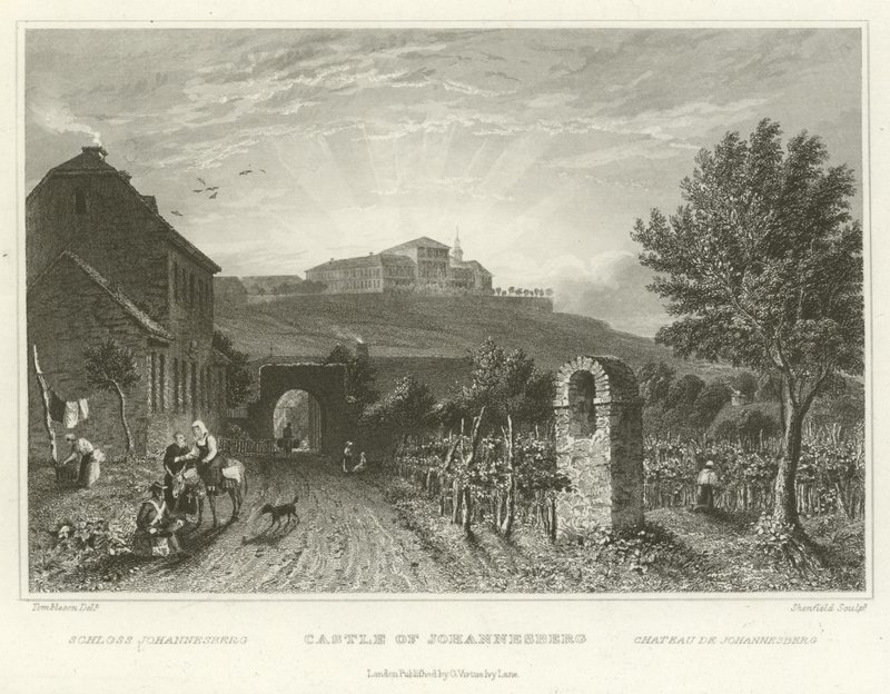 Castelo de Johannesberg de William Tombleson