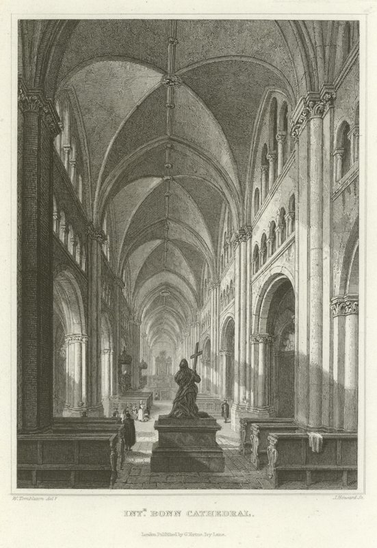 Interior, bonn, catedral de William Tombleson