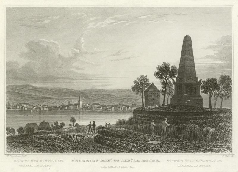 Neuweid e Monumento do General La Hoche de William Tombleson