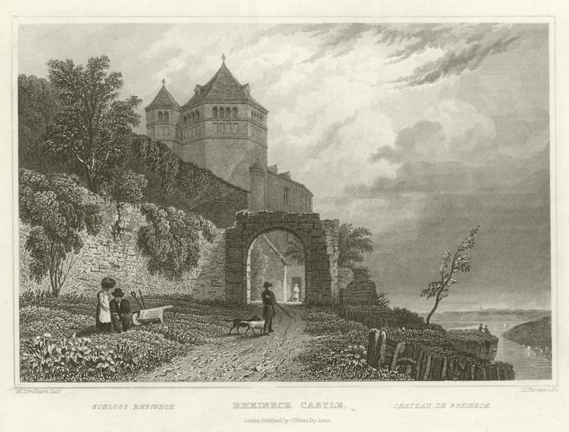 Castelo de Rheineck de William Tombleson