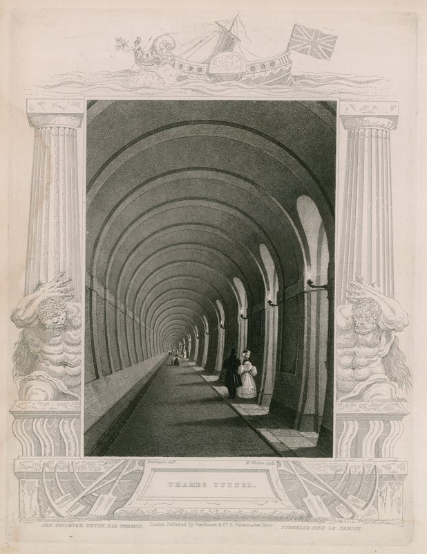 Thames Tunnel de William Tombleson