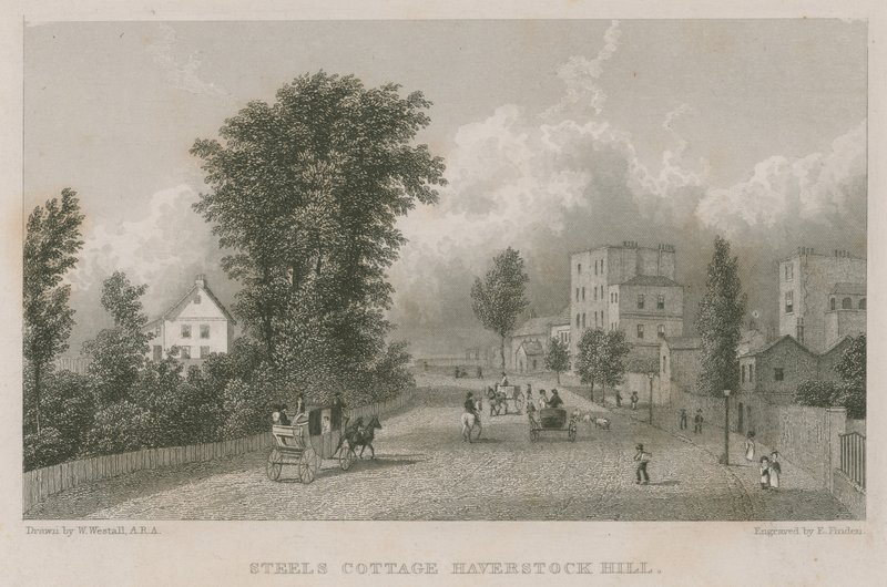 Chalé de Sir Richard Steele, Haverstock Hill de William Westall