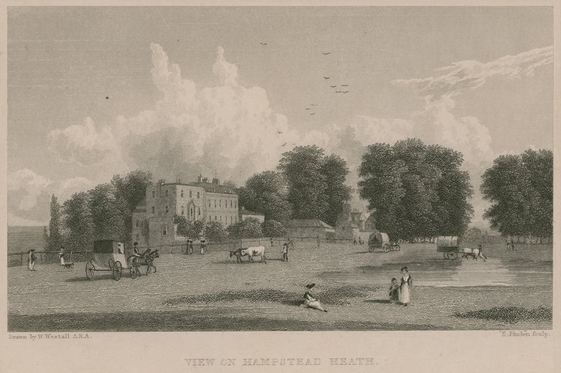 Vista em Hampstead Heath de William Westall