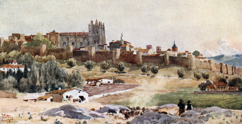 Ávila (cor litho) de William Wiehe Collins