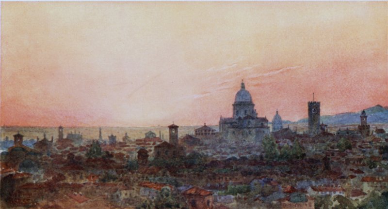 Bréscia (lito colorido) de William Wiehe Collins