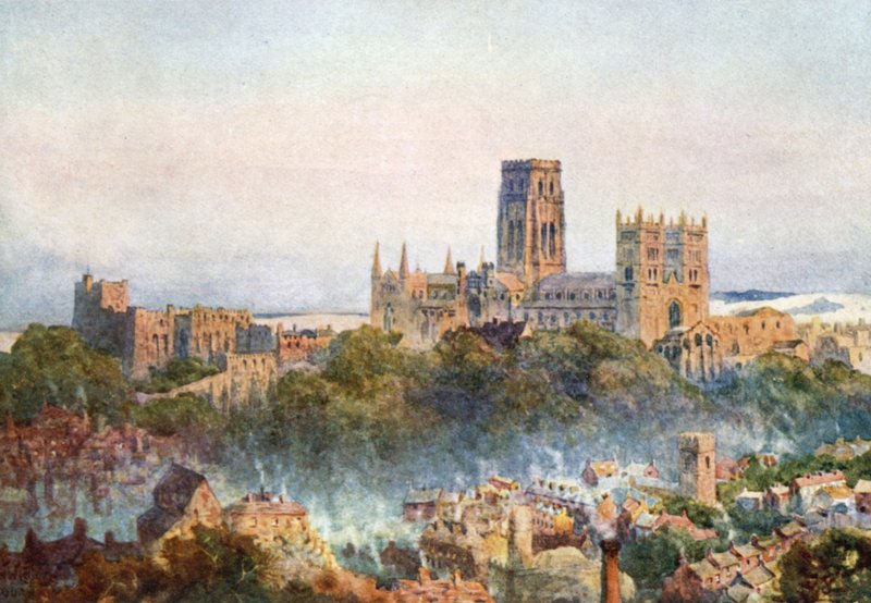 Canterbury da Ferrovia (lito colorido) de William Wiehe Collins