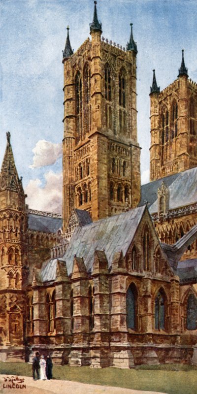Lincoln, as Torres Ocidentais (cor litho) de William Wiehe Collins