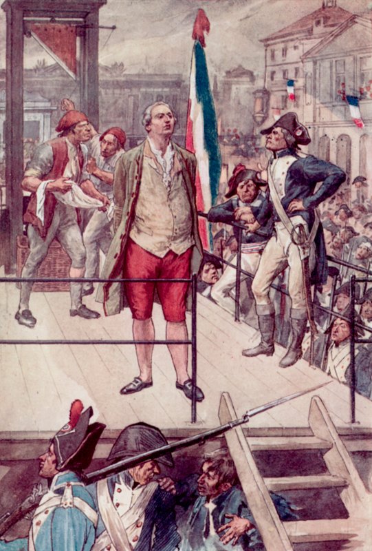 Execução do rei Luís XVI de William after Rainey