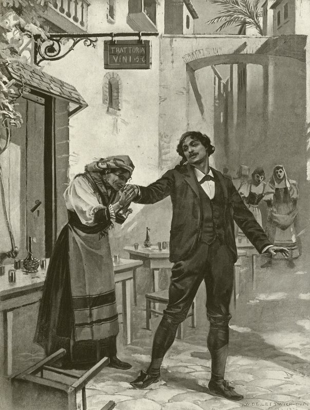 Cavalleria Rusticana, Cena xi (gravura) de William de Leftwich Dodge