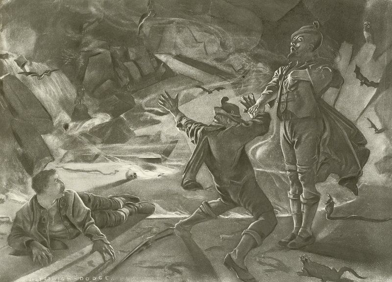 A proteção, ato II última cena (gravura) de William de Leftwich Dodge