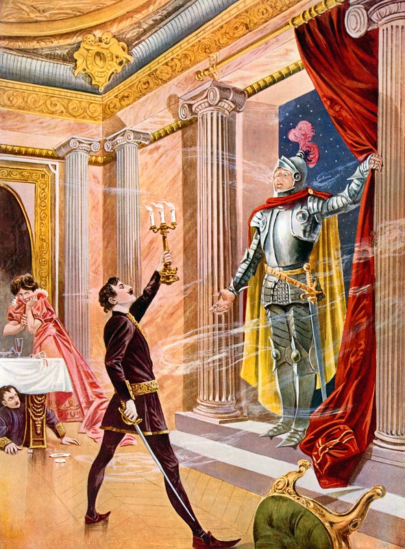 Don Giovanni, cena do ato II xx de William de Leftwich Dodge