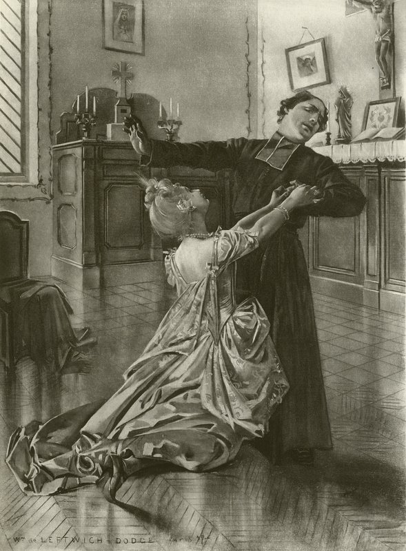 Manon, ato III cena iii (gravura) de William de Leftwich Dodge