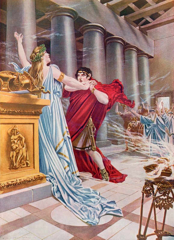 Norma, cena do ato II x de William de Leftwich Dodge