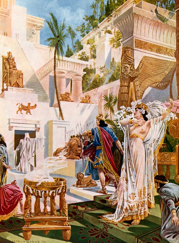 Semiramide, cena do ato I xi de William de Leftwich Dodge