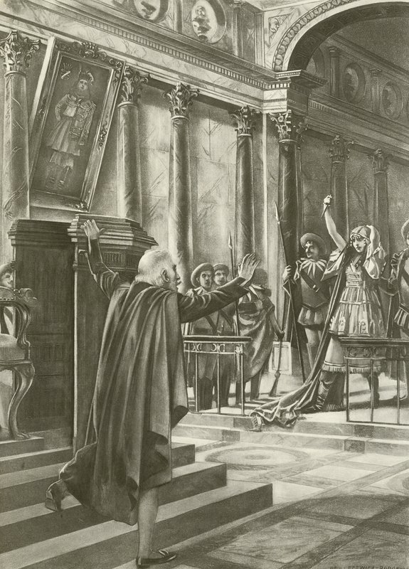 A garota boêmia, ato II cena iv (gravura) de William de Leftwich Dodge